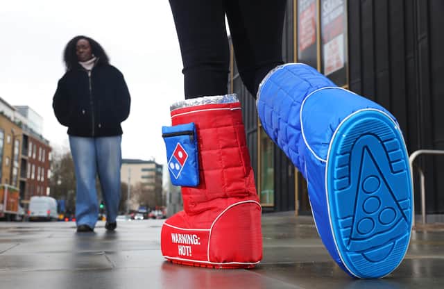 The boots offer delivery-grade resilience even in the face of snow and slush.