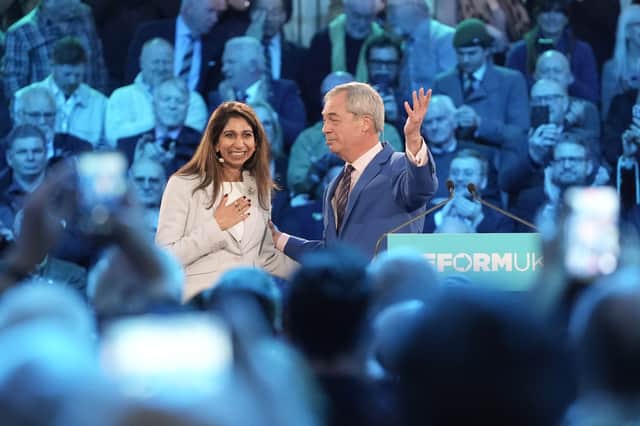 Suella Braverman and Nigel Farage