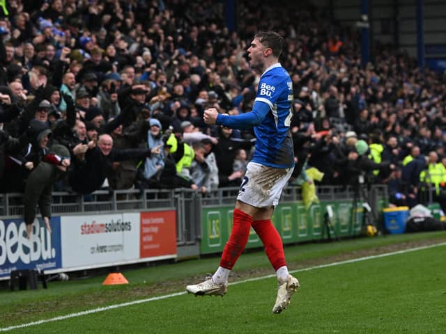 Pompey defender Zak Swanson has been dealing with his own fitness issues. Pic: Graham Hunt/ProSportsImages
