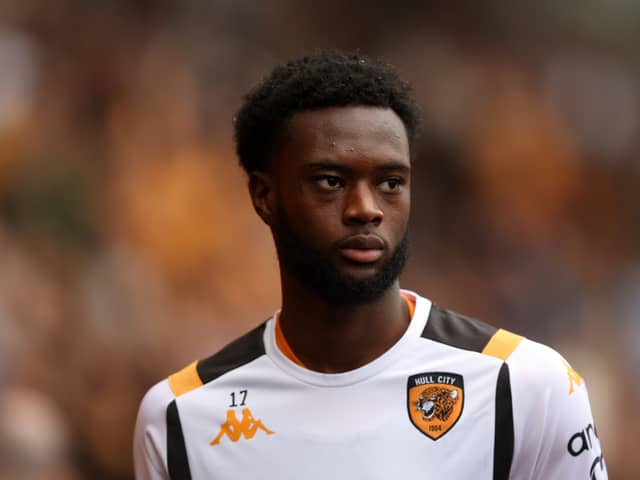 Former Pompey mannAbu Kamara.