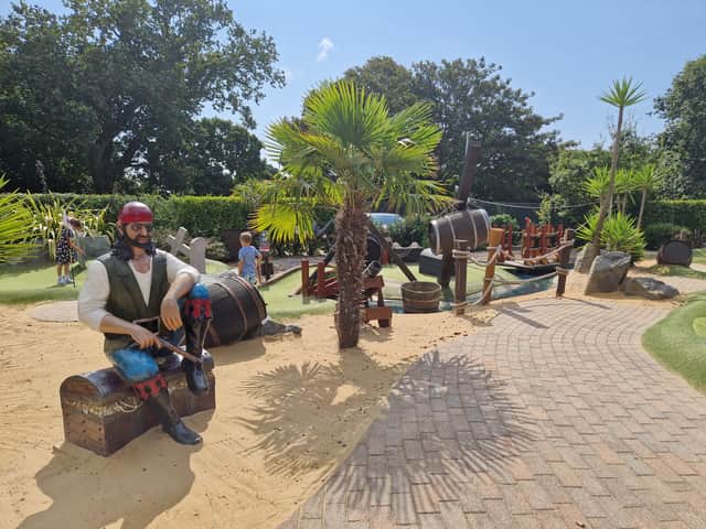 Pirate bay Adventure Golf, Guernsey