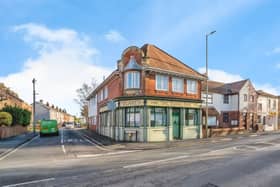 Take a look inside the former Royal Oak Pub which is now being sold as a one bedroom flat for £120,000. 