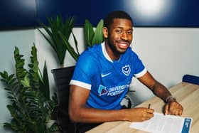 New Pompey signing Aji Alese. Pic: Portsmouth Fc