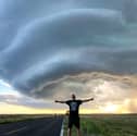 Kurt Stechman, a storm chaser from Portsmouth.