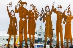 A free mini Standing With Giants display has been set up at Portsmouth Historic Dockyard.