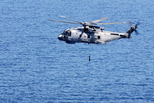 Royal Navy helicopter pilots have been bolstered with a multi-million sonobuoy contract, with the technology used to track submarines.