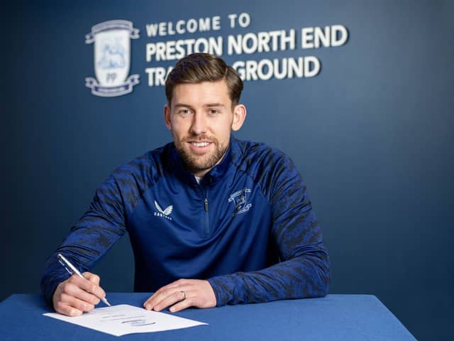 Callum Lang after his move from Pompey to Preston