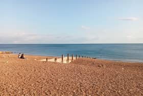 A flood warning has been issued for the seafront in Hayling Island, with residents warned to stay away.