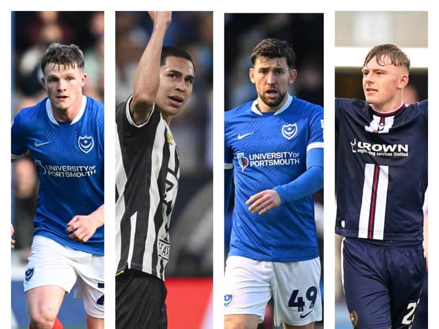 The situations over (left to right) Terry Devlin, Gustavo Caballero, Callum Lang and Luke Graham are all under the spotlight on transfer deadline day.