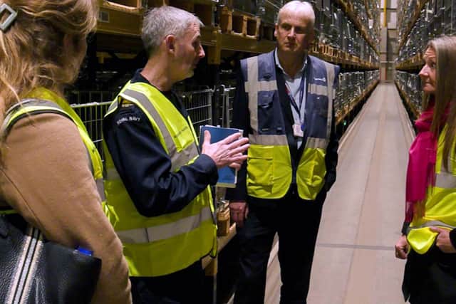 The warehouse in Portsmouth alone now houses some 84,000 items deemed repairable.