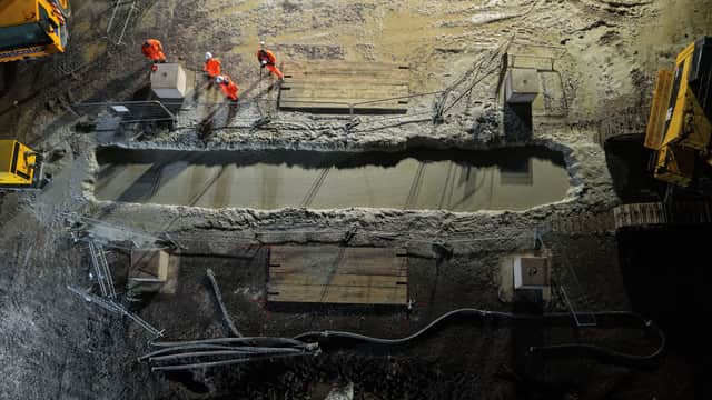 20 tonne steel wall, known as the Culvert Cut Off Wall, is installed at Havant Thicket