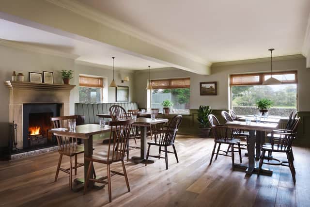 The spacious restaurant offers a breakfast menu, an all-day dining menu and a Sunday lunch menu