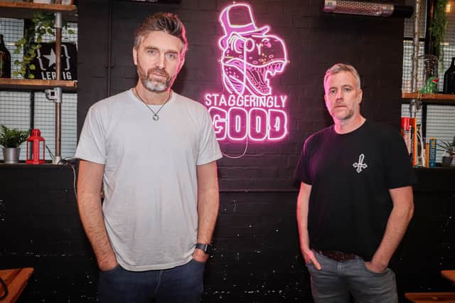 Staggeringly Good Brewery has made a "heartfelt proclamation" about the impact of crippling business rates following a steep jump in its rateable value

Pictured: Joint directors, Joe Ross and Jonathan Chapman at Staggeringly Good Brewery.

Picture: Habibur Rahman