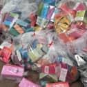 Some of the illegal vapes seized by Hampshire County Council's Trading Standards