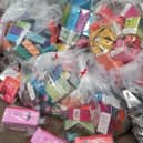 Some of the illegal vapes seized by Hampshire County Council's Trading Standards