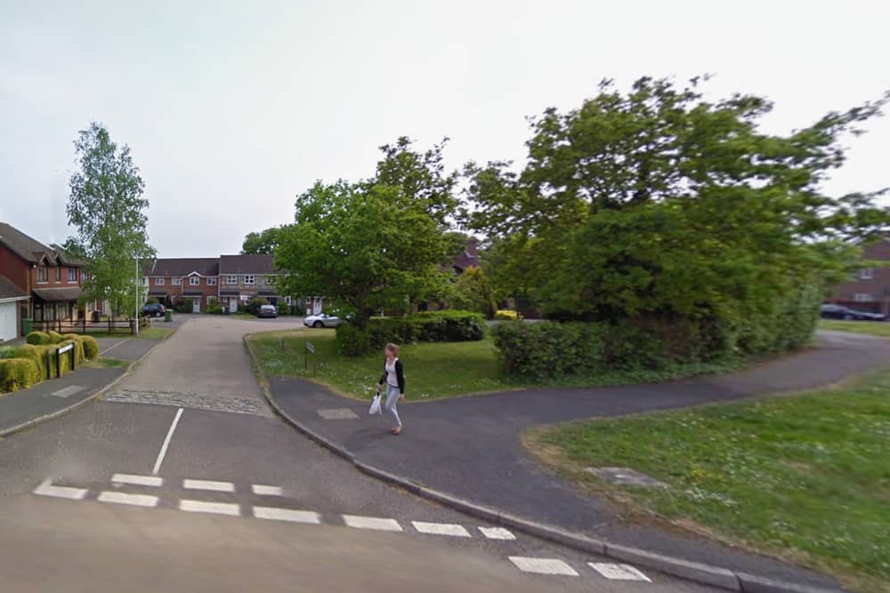 The theft took place in Crossbill Close, Horndean.