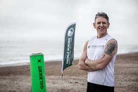 Southsea local Paul Pook, a former professional rugby player and international coach, will take to the freezing sea to launch a suicide prevention campaign.