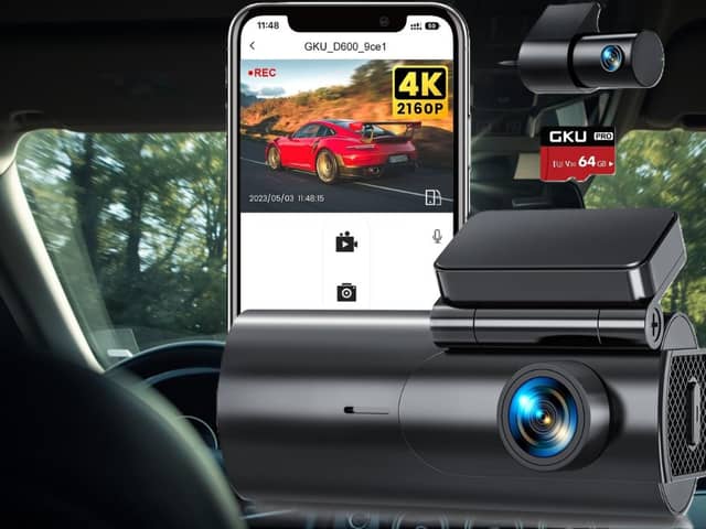 The GKU twin-channel dashcam is 35% cheaper at the moment - and it even comes with a free SD card