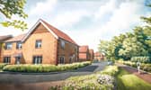 Artist's impression of the Locks Heath housing development