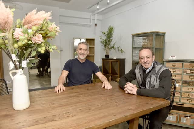 Danny Elsom and Carl Marodeen, owners of Ding Dong at Cascades Shopping Centre in Portsmouth.