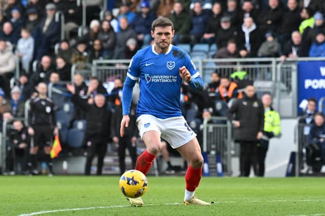John Swift has spoken of his disappointment after Pompey's dramatic 1-0 defeat to Sheffield United. Picture: Graham Hunt/ProSportsImages