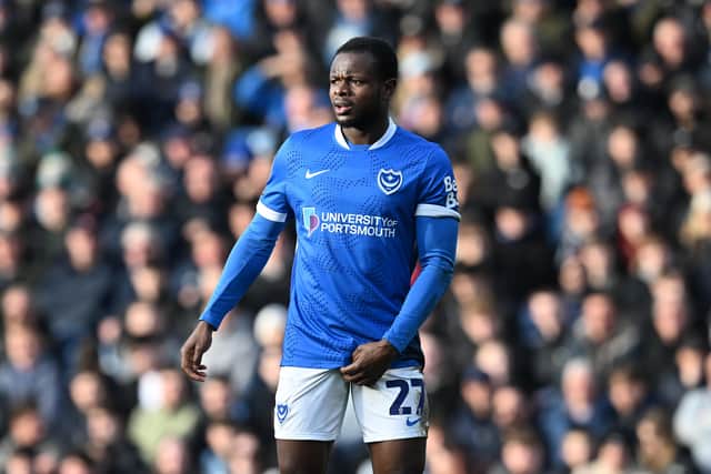 Millenic Alli has shone for Pompey since his loan arrival from Luton. Picture: Graham Hunt/ProSportsImages