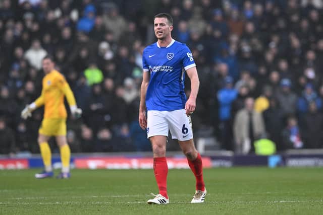 Conor Shaughnessy returns to Pompey’s squad for the trip to Blackburn after a nine-game absence. Picture: Graham Hunt/ProSportsImages
