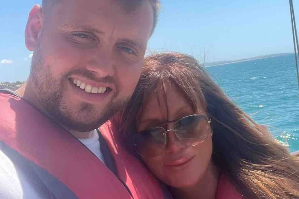 Lewis McClelland, left, has had multiple surgeries in the aftermath of his crash in Thailand.