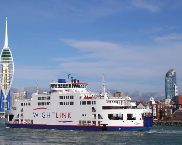 Fleas infested a St Clare Wightlink ferry while travelling between Portsmouth over the weekend.