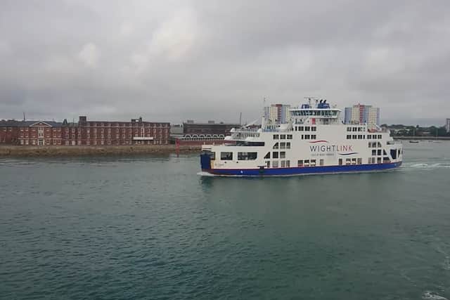 Changes have been made to Wightlink ferry services between Fishbourne and Portsmouth following a heavy-berthing incident this morning.