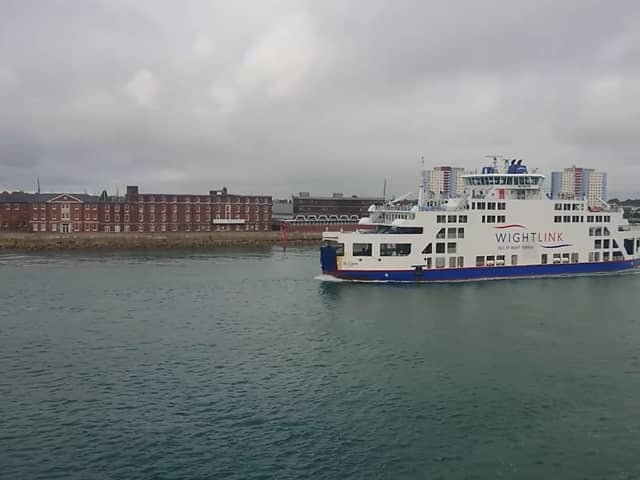 Changes have been made to Wightlink ferry services between Fishbourne and Portsmouth following a heavy-berthing incident this morning.