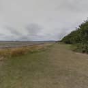 A child was rescued after getting stuck in the mud in the Wicor area of Portchester.