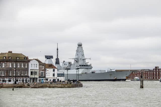 HMS Dauntless arrives in Portsmouth on Thursday 19th February 2026. She joined forces with the French aircraft carrier FS Charles de Gaulle.