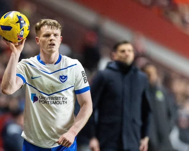 Pompey right-back and Fratton favourite Terry Devlin