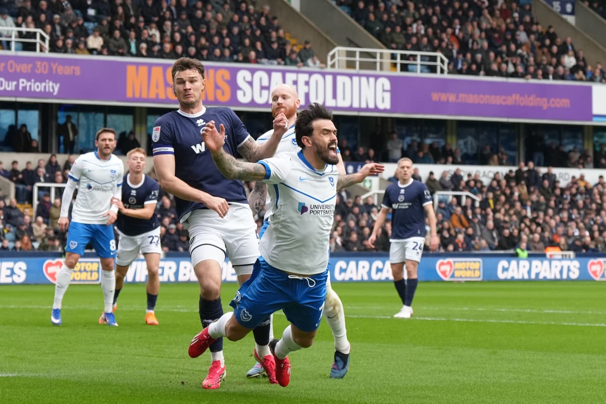 LIVE Millwall v Portsmouth: Goal 20 seconds after restart!