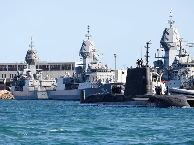 A Royal Navy submarine has arrived in Australia for an historic visit to strengthen the UK's commitment to the security of the Indo-Pacific.