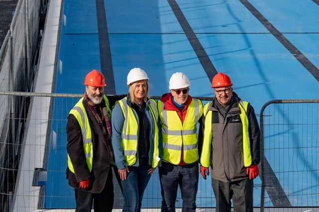 Hilsea Lido has announced its opening date. 

Pictured: Councillor Lee Hunt, Cabinet Member for Community Safety, Leisure & Sport, Judit Kollat, Hilsea Lido General Manager, Duncan Anderson, CEO South Downs Leisure and Councillor Steve Pitt, Leader of Portsmouth City Council.