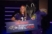 Jamie Pembroke from Portsmouth has been named as the Baltimore Ravens international fan of the year.