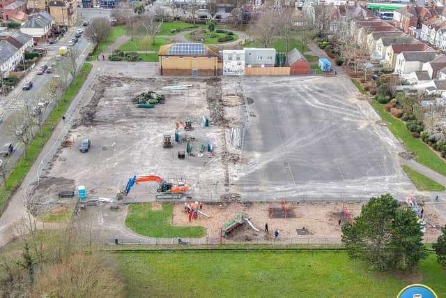 The playground at Bransbury Park, in Portsmouth, is set to close at the start of next month, with building work due to commence "soon".