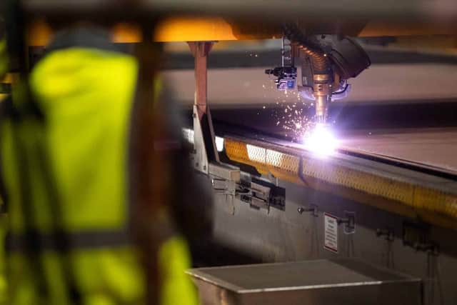 The steel for the fourth Type 31 warship, HMS Bulldog, was cut for the first time.