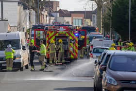 Firefighters have attended a chemical spill in Portsmouth on Wednesday, February 25.