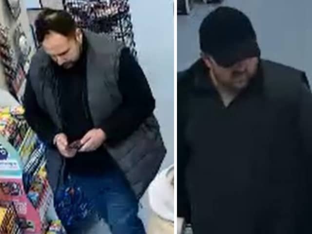 Police wish to speak to these two men after £242 worth of WiFi extenders were stolen from B&M in Fareham.