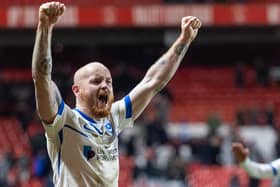 Pompey's Connor Ogilvie is in talks over a new deal. Pic: Toyin Oshodi/ProSportsImages