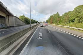The vehicle fire took place on the A27 eastbound at Havant Bypass.