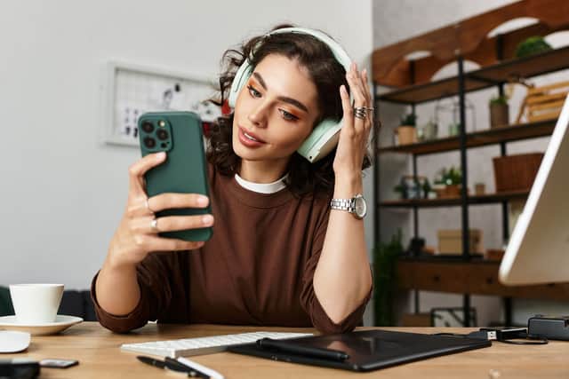 69 per cent of employees across all age groups using headphones during the working day.