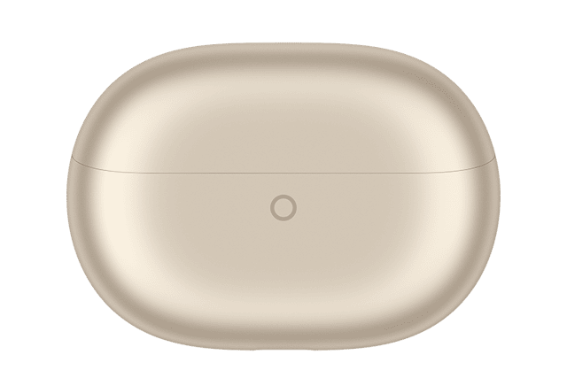 A light in the centre of the case changes colour, depending on the battery state
