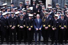 Royal Navy sailors who deployed on HMS Prince of Wales, HMS Dauntless, and the UK Carrier Strike Group were invited to Number 10 Downing Street to be thanked by prime minister Sir Keir Starmer.