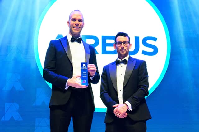 Pictured is: Portsmouth 100 Centenary Award: Airbus Defence & Space
Picture: Keith Woodland (270221-0)