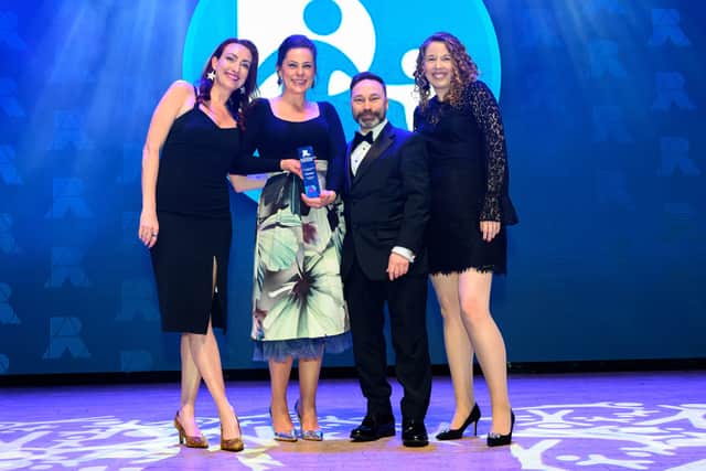 The Parenting Network won Community Business of the Year at The News Business Awards this year. Matt Foster is pictured with Vicky Chapter, April Gilbert and Jo Morgan.
Picture: Keith Woodland (270221-0)