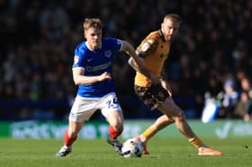 Gaffer For A Day, Nick Smith, chose Terry Devlin as his man of the match in Pompey's 1-0 defeat to Hull. Picture: Simon Roe/ProSportsImages